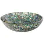 Abalone Shell Sink | Abalone Shell Wash Basin | Abalone Shell Powder Room Sink | Shiny Gemstone Table Mounted Basin | Abalone Shell Vessel - Image 2